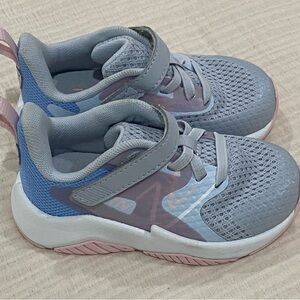 New Balance Kids Blue and Pink Sneakers